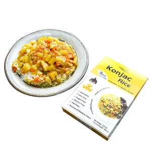 Keto Food sem glúten Arroz instantâneo raiz konjac Arroz shirataki orgânico com baixa caloria