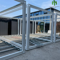 Chine 20ft 40ft Kit de Structure Métallique Modulaire Préfabriquée Portable et Mobile en Conteneur d'Expédition pour Bureau Maison Cadre