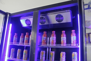 R290a schiuma di soffiaggio serratura chiave doppia porta Pepsi vino bevanda fredda bevanda fredda Display Display con luce a LED - Product Image 3