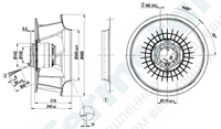 Ventilateur de refroidissement d'origine Allemagne Fan R4E450-AP15-10 R4E400-AN09-06 R4E400-AR13-08 R4E400-AP17-16 R4E400-AR05-06