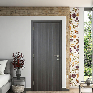 Puerta interior de madera compuesta con acabado decorativo de melamina <span class=keywords><strong>elegante</strong></span> y moderno Hotel de alta calidad Popular dormitorio columpio <span class=keywords><strong>elegante</strong></span> - Product Image 2