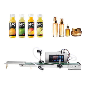 Máquina automática de llenado de líquidos con cinta transportadora para agua, perfume, aceite, jugo, leche, bebidas, vino, detergente, champú y loción - Product Image 2