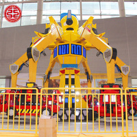 Açık oyun alanı heyecan verici yenilmez kral Kong adam eğlence parkı binmek için Robot Transformers satılık binmek
