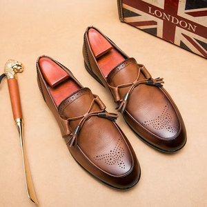 Chaussures pour hommes de style décontracté et professionnel, en cuir artisanal de qualité supérieure, à enfiler, imperméables, pour les fêtes et la marche, nouvelle qualité, best-seller - Product Image 2