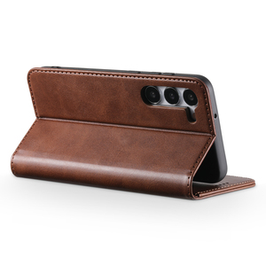 Funda de Teléfono con Cartera y Tarjetero de Cuero Sintético, Carga Inalámbrica Magnética, Compatible con S26/S25/S24/S23/<span class=keywords><strong>S22</strong></span> - Product Image 4