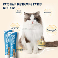 Traitement des boules de poils pour chats, marque privée d'usine, saveur malt, pâte dissolvante des boules de poils