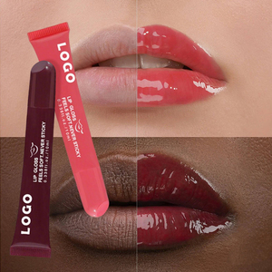 Private Label Glossy Shine Plumping Non Sticky Long Lasting Moisture Rich Color Onyx Glaze Luster 8 Color Collection <b>Lip</b> Gloss - Product Image 4