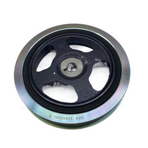 พูลเลย์สายพานวี 23124-2B000 ร่องเดี่ยวเหล็ก สำหรับรถยนต์ฮุนได เกีย - Product Image 1