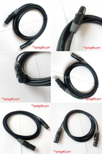 Câble microphone XLR 3M, gaine PVC, blindage tressé, connecteur XLR Star Quad en alliage de zinc, plaqué noir, diamètre extérieur 6 mm - Product Image 4