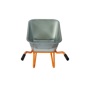 WB6418 Heavy Duty Metal Garden Wheelbarrow with <strong>150kg</strong> Load Capacity and Pneumatic Flat Free <strong>Wheel</strong> Hand Cart for Farms &amp; Gardens - Product Image 3