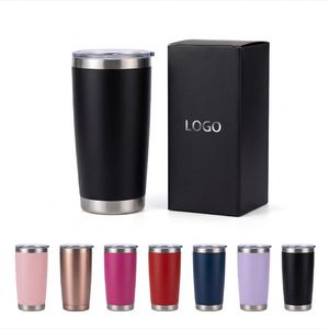 Travel BPA-Free Stainless Steel Vacuum <b>Coffee</b> <b>Cup</b> with Straw <b>Lid</b> Logo Customizable Tumbler for Car - Product Image 4