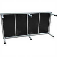 Système de scène modulaire portable 4x8 pieds, 6 pieds de support, plateforme en alliage d'aluminium, certifié TUV, capacité de charge de 1000 kg, installation rapide