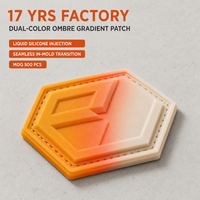 Patch en caoutchouc souple PVC écologique à changement de couleur, logo personnalisé pour streetwear, casquettes, baskets, vêtements, OEM