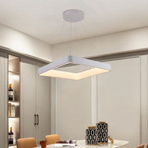 モダンなアルミシャンデリアリビングルーム寝室キッチンリング商用LEDペンダント照明 - Product Image 1