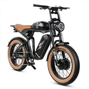 Potente Bicicletta Elettrica Pieghevole con Pneumatici Fat da 20 Pollici, <span class=keywords><strong>E</strong></span>-Bike 48V per Adulti - Product Image 1