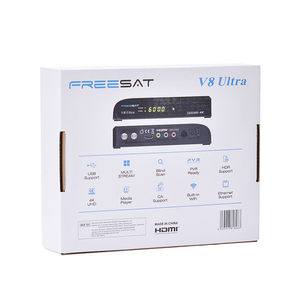 Récepteur satellite numérique FREESAT V8 ULTRA 4K <span class=keywords><strong>DVB</strong></span>-S/S2/S2X <span class=keywords><strong>DVB</strong></span>+<span class=keywords><strong>T</strong></span>/<span class=keywords><strong>T2</strong></span>/ISDB-<span class=keywords><strong>T</strong></span>/Câble(J.83A/C)/ATSC-C(J.83B) Combo Décodeur - Product Image 5