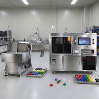 Marqueur laser automatique pour bouchons de cosmétiques et de boissons, marquage UV de codes QR, inspection visuelle et tri des bouchons non conformes pour la production