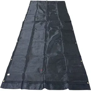 الصين مصنع PVC نسيج البوليستر لشاحنة PVC شبكة مغطاة قماش القنب صافي قماش القنب