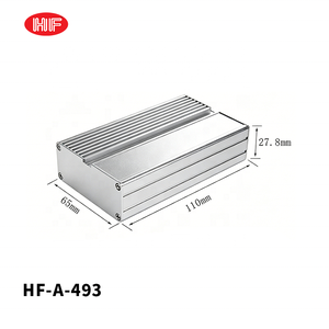 Cajas para Amplificadores, Carcasa de Aleación de Aluminio Extruido, Placa PCB OEM, Carcasa Electrónica de Aluminio Extruido, Caja de Conexiones de Aluminio - Product Image 3