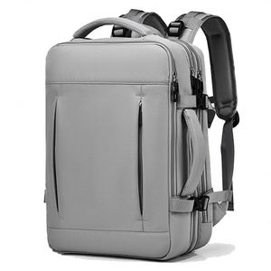 <b>Large</b> Expandable Travel Backpack for Men Smart Business <b>Laptop</b> <b>Bag</b> with USB Charging Port Polyester Lining - Product Image 5