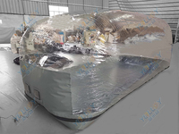 Système gonflable de couverture de voiture de SUV installation d'abri imperméable de 5 minutes pour des gonflables de publicité extérieure