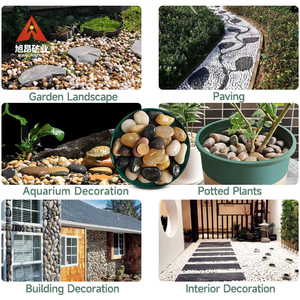 Guijarros de piedra natural pulida de alta calidad de suministro de fábrica para proyectos de paisajismo de caminos de jardín al aire libre ecológicos - Product Image 6