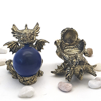 Base boule de cristal Dragon personnalisée ornements de bureau conception gratuite artisanat en métal décoration de la maison articles cadeaux souvenirs