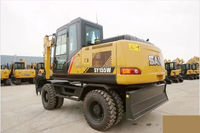 Type de roue d'excavatrice d'occasion SANY Production en Chine Pelle SY155W d'occasion presque neuve Vente à bas prix