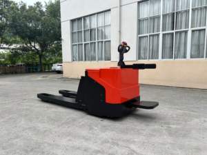 Transpalette électrique de 10 tonnes de haute qualité sans effort et pratique pour la manutention de marchandises lourdes dans les quais d'usine à l'état neuf - Product Image 2