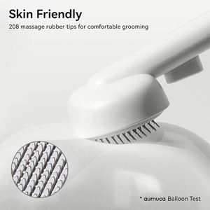 Brosse lissante pour enlever les poils d'animaux domestiques, en plastique écologique, outil de toilettage réglable avec 2 réglages de motif pour une épilation en profondeur - Product Image 5