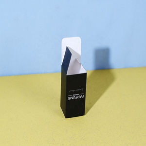 Hộp In Ấn Tùy Chỉnh Cao Cấp Rỗng 30Ml 10Ml Màu Đen Đồng Bằng Nước Hoa Chai Dầu Các Tông Màu Trắng Hộp Bao Bì Với Chèn - Product Image 1