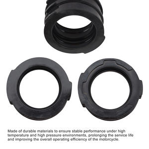 GOOFIT 4Pcs Moto Collecteur d'Admission Carburateur Boot Carb Carburateur Support Remplacement pour <span class=keywords><strong>V</strong></span>-<span class=keywords><strong>MAX</strong></span> <span class=keywords><strong>1200</strong></span> VMX12V 1985-2007 - Product Image 4