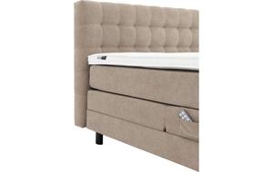 Base de lit moderne réglable capitonnée en velours/lin avec <span class=keywords><strong>sommier</strong></span> à ressorts métalliques/bois/à poches/en mousse - Product Image 3