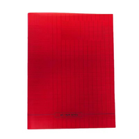 Cahier d'exercices scolaire, cahier de composition, cahier de travail, reliure à agrafes personnalisée, couverture en PP couleur, A5, 192 pages, lignes Seyes françaises