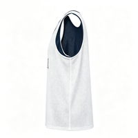Seragam Basket Poliester Terbaik Desain Jersey Basket Terbaru Bahan Mesh Seragam Basket Pria Custom