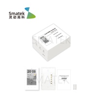 Estándar de EE. UU. 120*74mm Sistema de hogar inteligente Blanco Decorativo Seguridad inteligente para el hogar con WiFi Zigbee PC Material Tuya Smart App