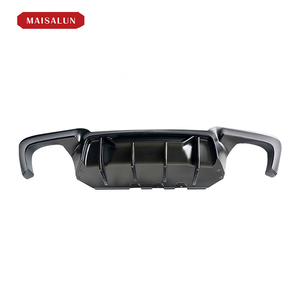 Lèvre de pare-chocs arrière en ABS noir mat de style R pour <span class=keywords><strong>BMW</strong></span> Série 5 F10 2011-2017 Pièces automobiles Diffuseur arrière - Product Image 6