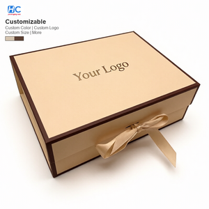 Elegant Rigid Cardboard Apparel Box Recycled Materials <b>Silk</b> <b>Ribbon</b> Luxury Magnetic Folding Design Four-Color Printing High-End - Product Image 2