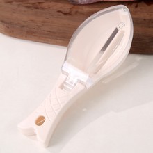 Écailleur de poisson manuel en acier inoxydable pour cuisine, grattoir à écailles de poisson - Product Image 4
