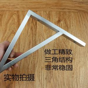 Soporte de Pared Triangular de Acero Inoxidable Reforzado para Estante de Almacenamiento, Conector de Partición para Lavabo, Soporte para Estante - Product Image 2