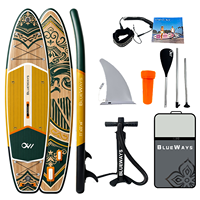 Planche à pagaie gonflable haut de gamme 11 pieds x 33 pouces avec motif Mandala et pompe, BLUEWAYS Dragon Myth SUP pour des voyages spirituels
