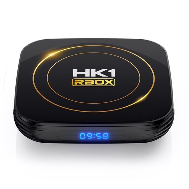 HK1 RBOX H8S Android 12 Dual WiFi+ Smart TV Box 4K Resolution Quad Core Processor 6K H618 Set-Top Box