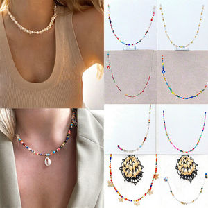 สร้อยคอประดับลูกปัดรูปผีเสื้อสีสันสดใส ดีไซน์เรียบหรู สไตล์ใหม่ประจำฤดูร้อนปี 2025 สำหรับผู้หญิง เครื่องประดับแฟชั่น - Product Image 3