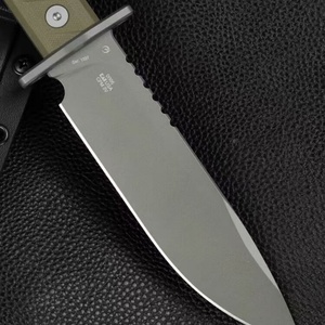 Couteau à lame fixe professionnel SS090 en acier inoxydable pour l'extérieur avec manche en G10 vert, qualité supérieure personnalisable OEM pour le bricolage - Product Image 6