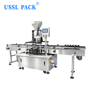 RF-2035 Acier inoxydable pour équipement de remplissage de pots de noix, de graines et de bonbons, <span class=keywords><strong>machine</strong></span> de remplissage automatique linéaire de granulés avec pesage pour bouteilles - Product Image 1