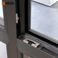 Triple acristalamiento insonorizado impermeable energía eficiente UPVC Marco de ventana de inclinación y giro PVC Swing Open Windows PVC ventana abatible