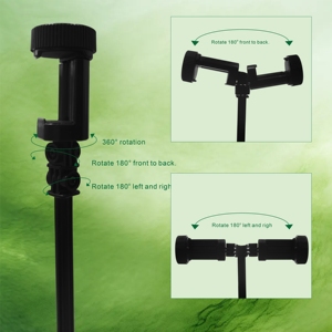 Trépied pliable multifonctionnel tout-en-un de 1,75 m avec lumière LED pour <span class=keywords><strong>iPhone</strong></span>/téléphone, design stable pour portrait de groupe - Product Image 3