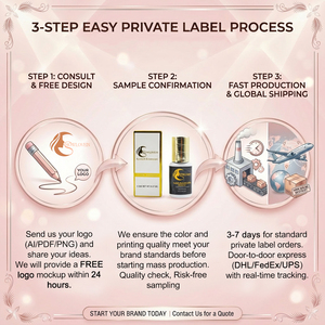 Colle à cils ultra-rapide à séchage rapide (0,3, 0,5, 1 seconde) pour faible humidité, <span class=keywords><strong>avec</strong></span> logo personnalisé, marque privée, colle professionnelle pour extensions de cils - Product Image 4