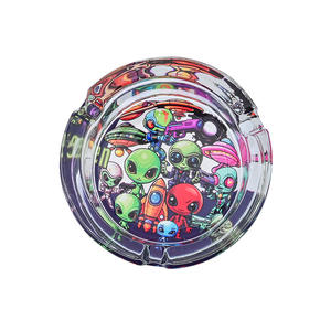 Alien Glass Cenicero Dibujos animados Personalizado Crystal Creative Alien Cenicero - Product Image 4