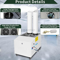 Humidificateur industriel grande capacité 14 kg/h pour atelier, culture de champignons, entrepôt, espace agricole pour légumes frais